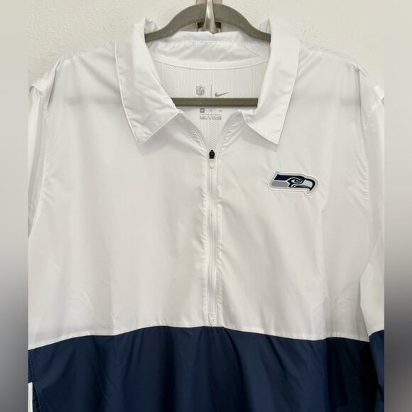 Seattle Seahawks Nike Mens Windbreaker xl - Picture 2 of 4